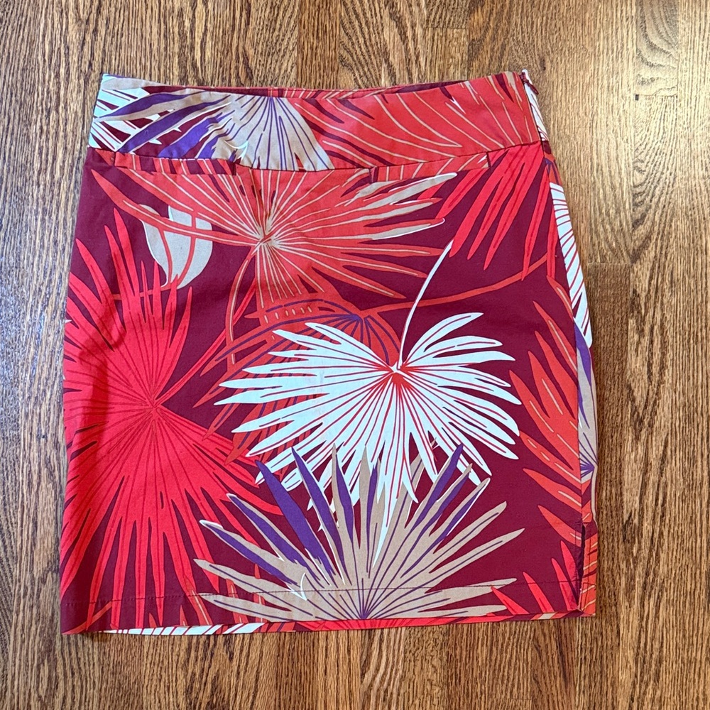 GAP Y2K Palm Print Skirt